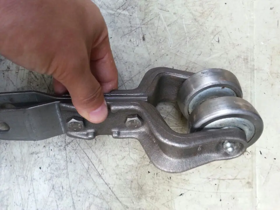 X348 X458 X678 drop forged chain trolley for industrial powder coating conveyor line