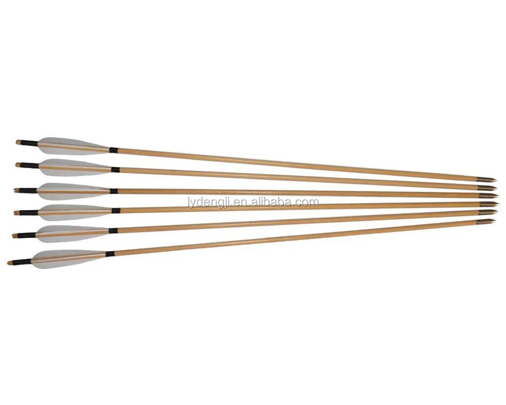 Turkey feather wood arrows archery