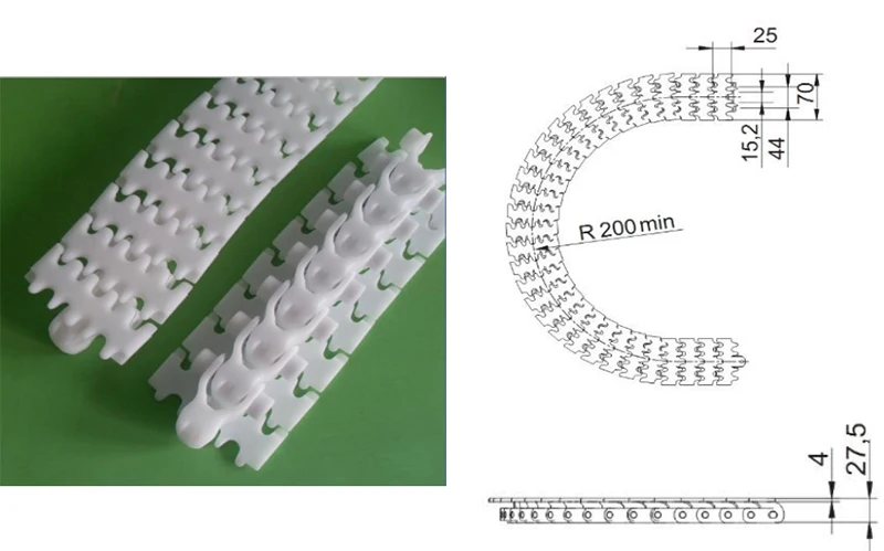Factory Directly Side Flexing Heavy Chains Flexible Chains H70-1