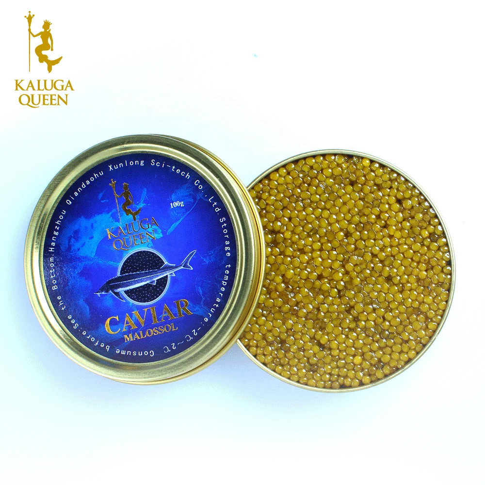 Delicious instant high quality vacuum packaging Hybrid sturgeon caviar best caviar in the world