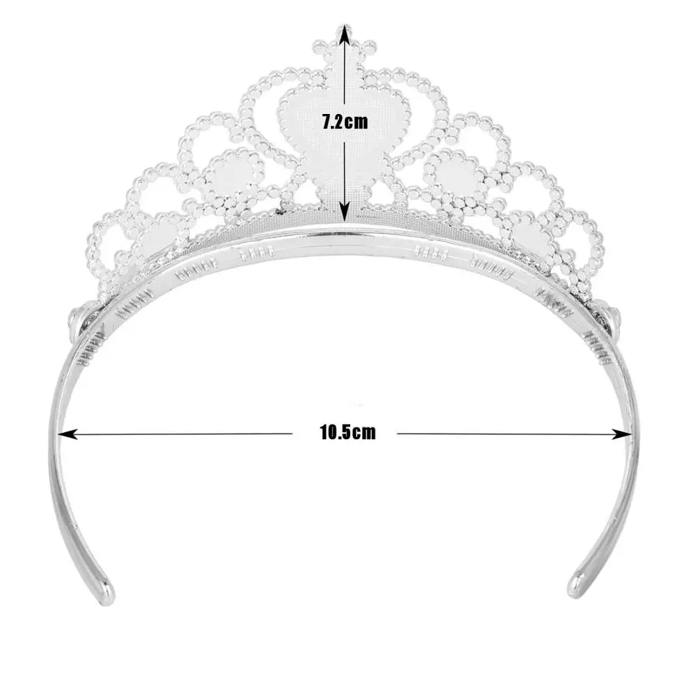 Оптовая продажа, 10 цветов, набор для вечеринки принцессы Эльзы Софии, тиара, набор палочек