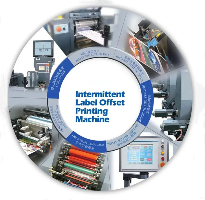 Automatic  colors Label Printing Machine for large Newspaper