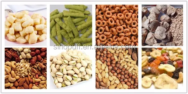 
High Efficient Industrial Dryer/Food Puff Snack/Nuts/Fruit/Vegetable dryer 