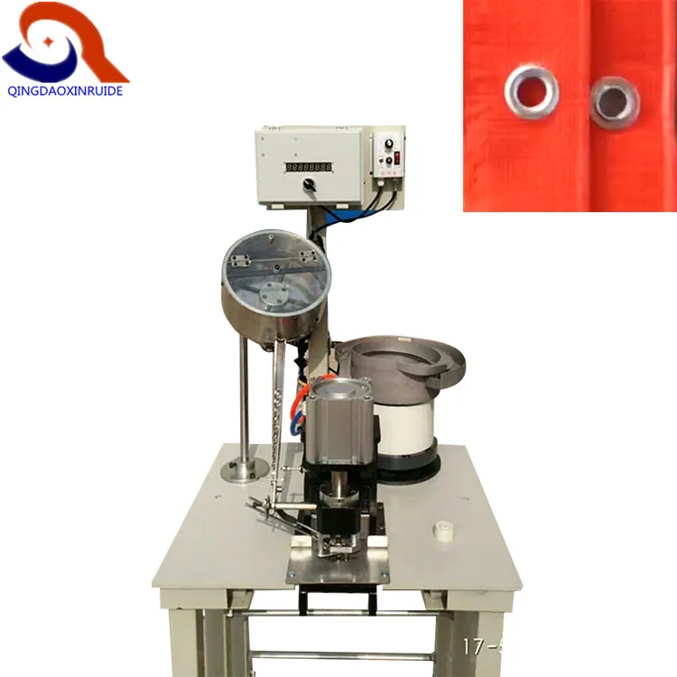 High Speed Practical Automatic Eyelet Punching Machine For Tarpaulin Or Banner