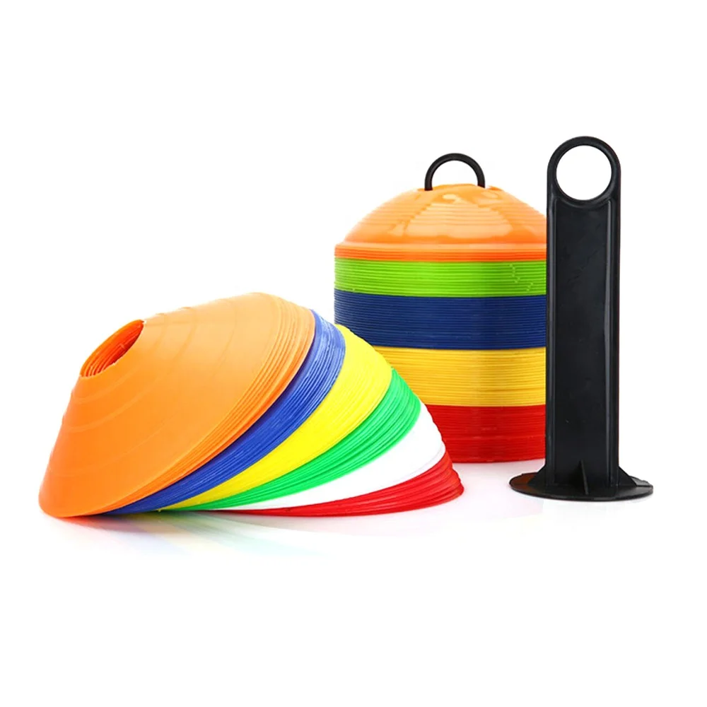 Soccer Football Agility Cones Portable Marker Courses for Enhanced Speed and Fitness Training