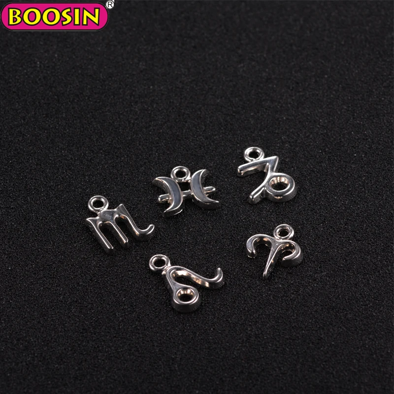 Best sale personality month charm set of 12 zodiac star symbol metal luck charm