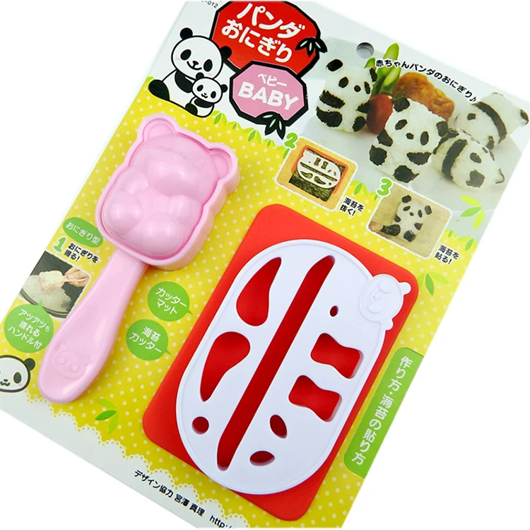 
Plastic panda shape sushi rice mold 