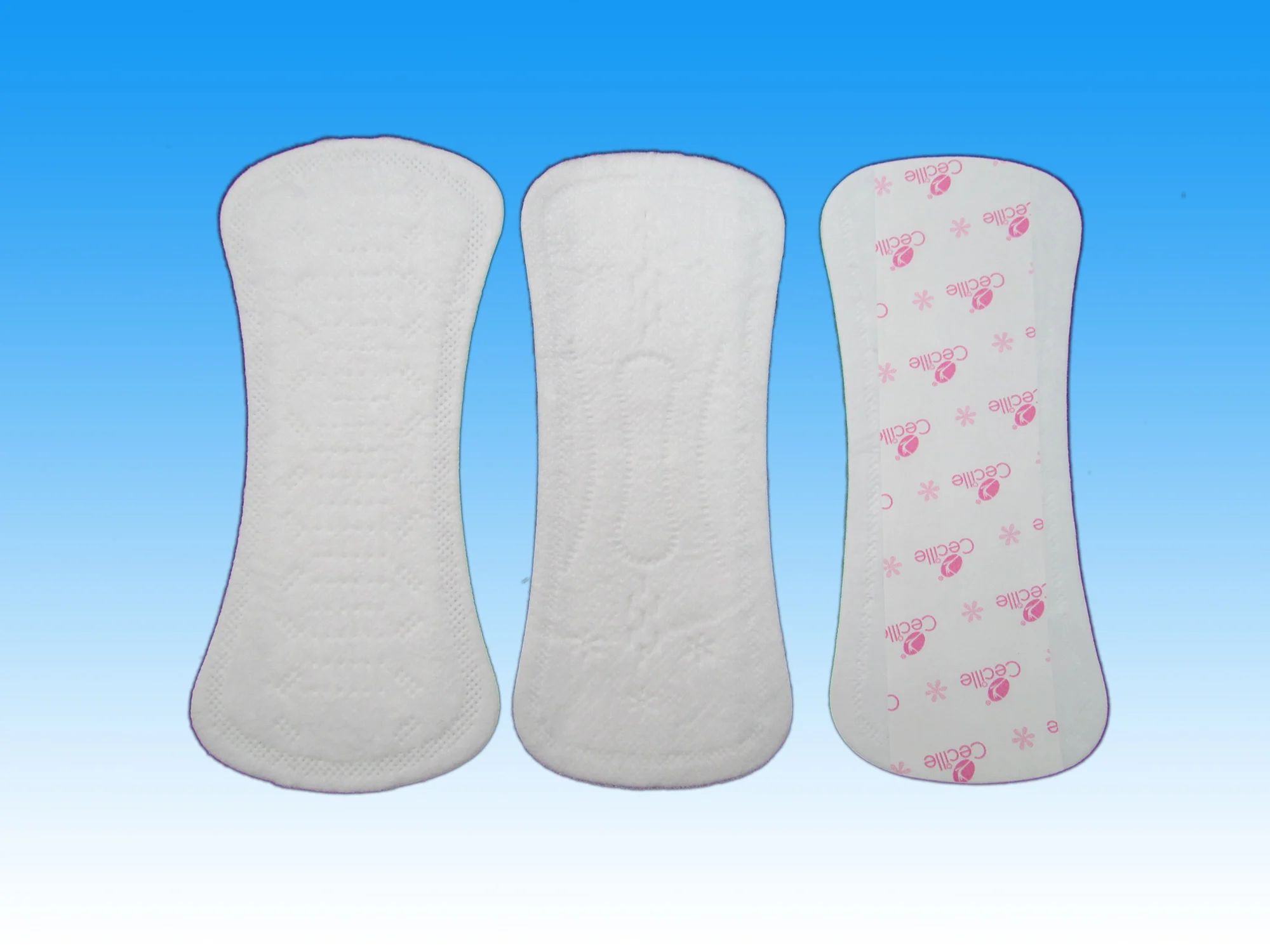 Daily Use Disposable 155mm Ultrathin Panty Liner Girls Period Sanitary Napkin