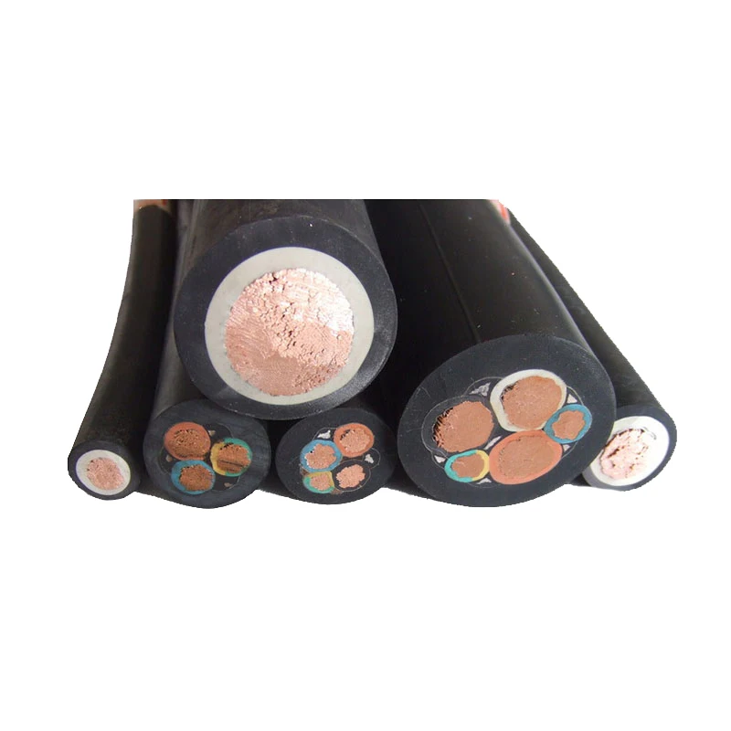 H07BN4-F Halogen free 450/750V Flexible Rubber 3 Core Electrical Cables Trailing Cable