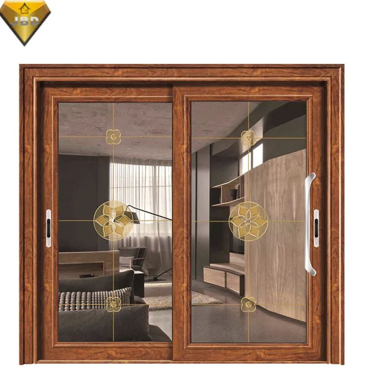 Guangdong factory metal frame sliding door modern sliding door for patio aluminum sliding glass door for patio