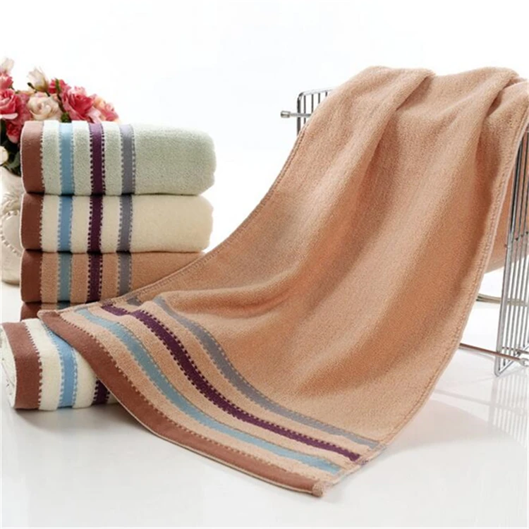 china wholesale yarn dyed jacquard cotton terry cloth small second hand towel