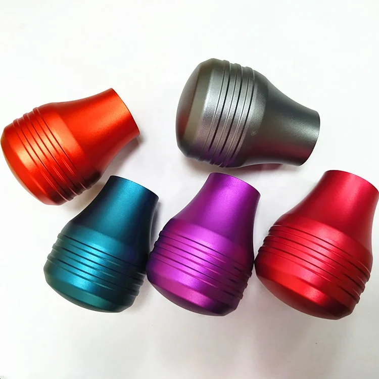 Custom Processing orange handle custom auto handbrake handle CNC turning machining