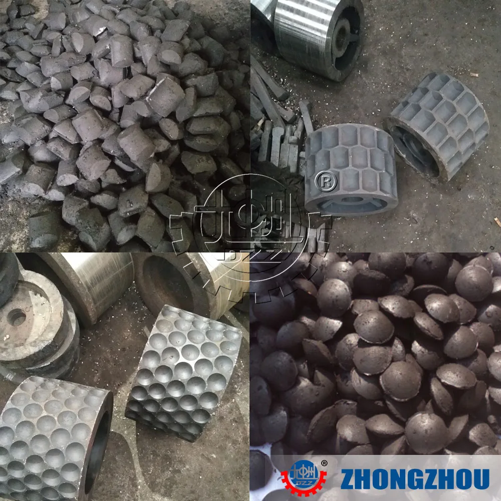 Charcoal briquetting machine