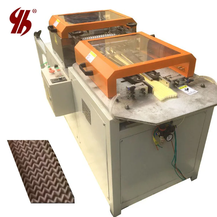 Zigzag air filter pleat making process equipment machine