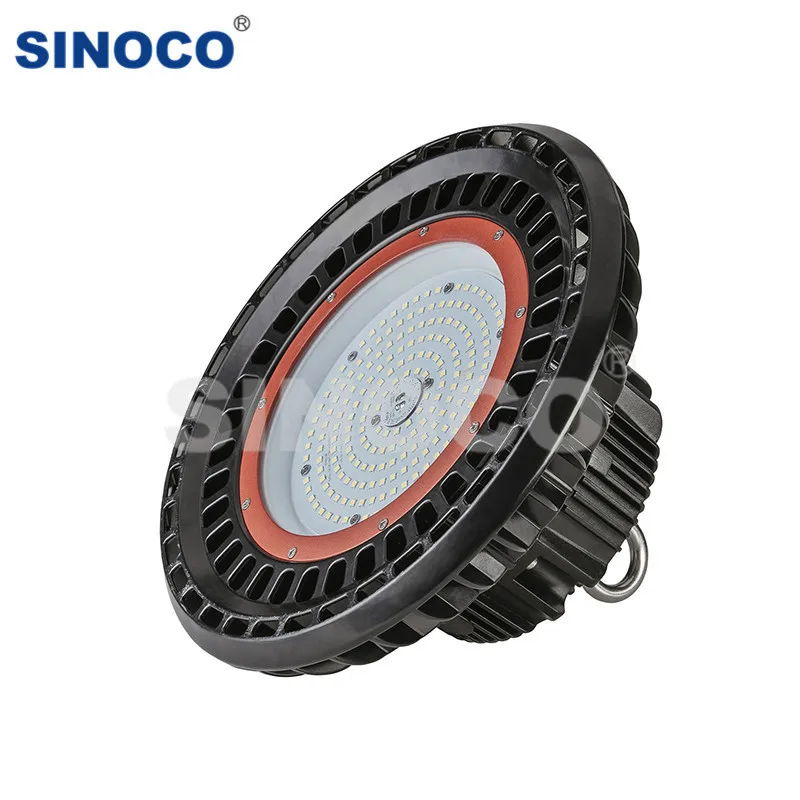 80W UFO LED High Bay Light Aluminum Alloy Body IP66 5000K Color Temperature Epistar Chip for Warehouse Use