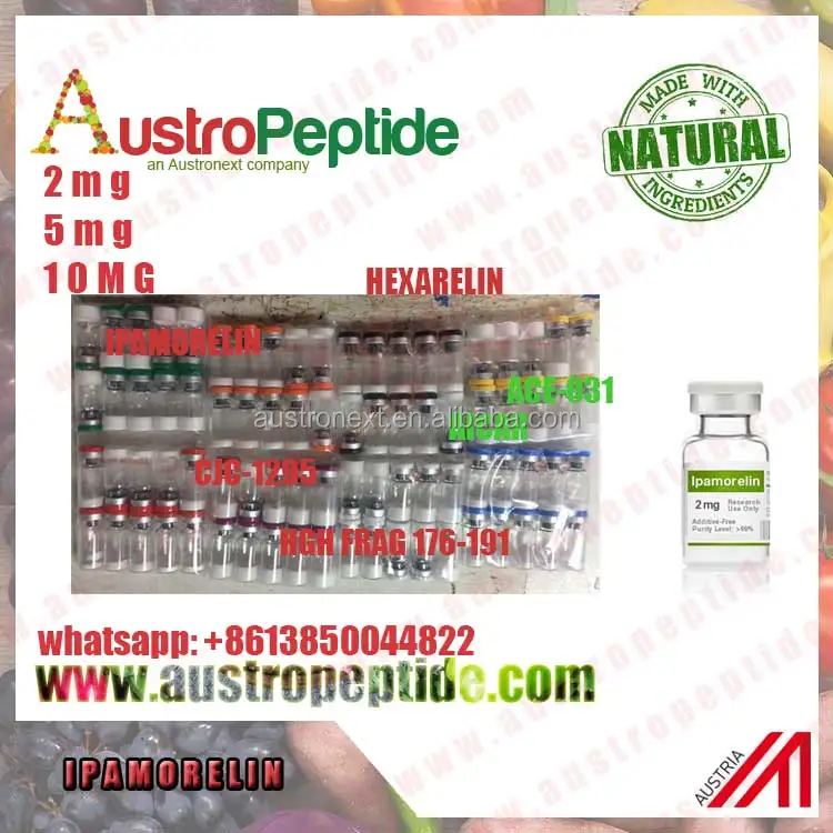 
MOD GRF (1-29) and IPAMORELIN blend peptide research hot sale for USA , EU , Asia 2 mg 4 mg custom size 