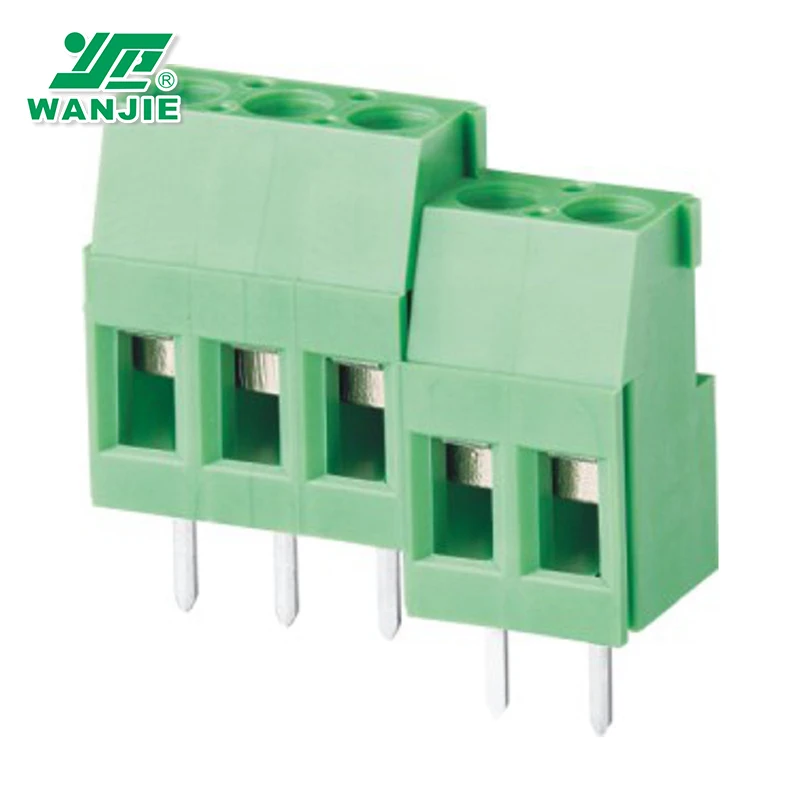 VDE Approved PCB screw Terminal Block(pitch 5.0mm, 5.08mm) WJ129-5.0/5.08
