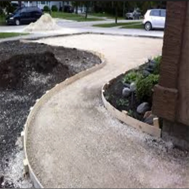 Reusable save money fast work lightweight sidewalk formwork concrete