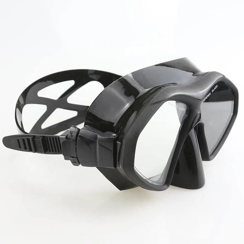 Hot Diving Exercise Protector diving mask adult tempered glass Waterproof big vision silicone diving mask
