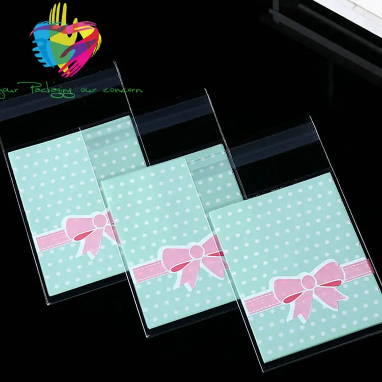 2017 Alibaba China OPP CPP PP Polypropylene Plastic Gift Bag For Cookies Biscuits Cracker Packing