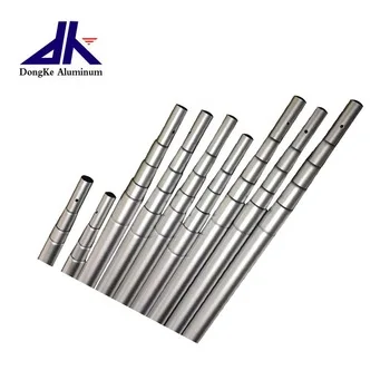 Aluminium tube/aluminum telescopic tube/telescopic pole 6 meter