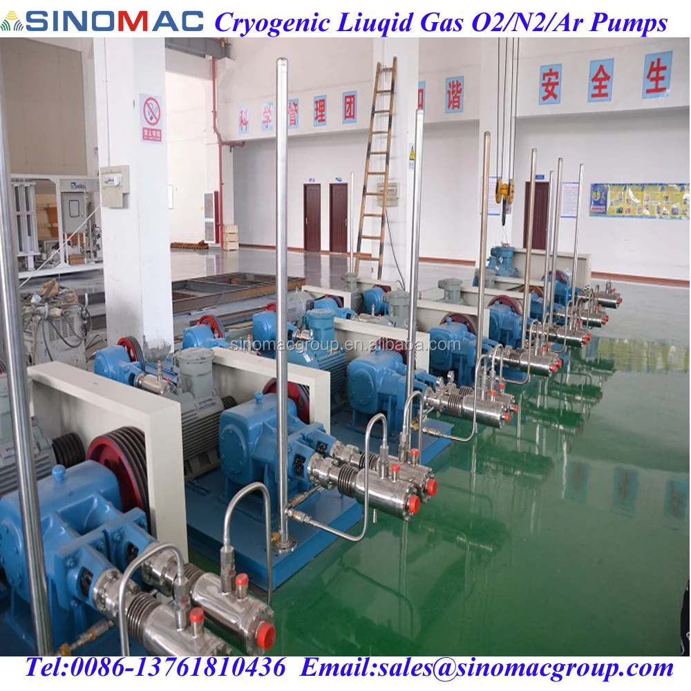 Liquid Oxygen Filling Pumps Factory Liquid O2 N2 Ar CO2 LNGTransfer Pump Skid Liquid Nitrogen CO2 Booster Well Pumps