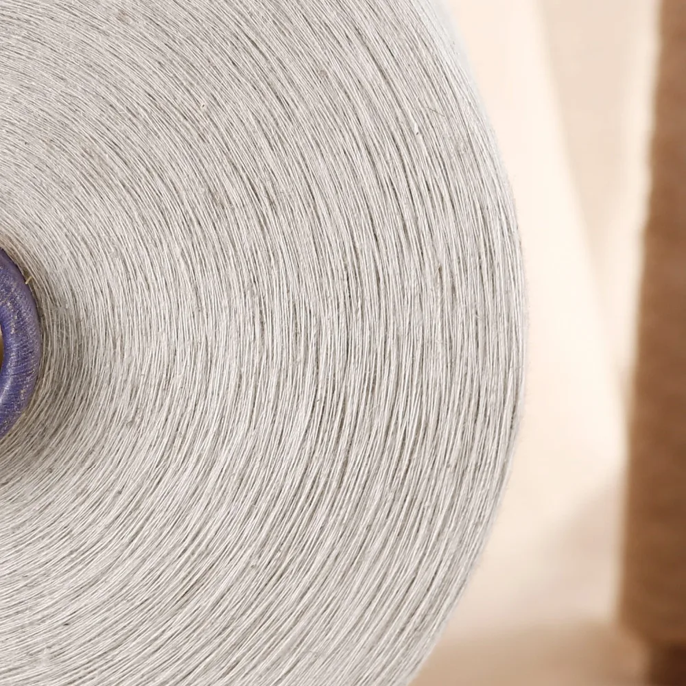 China Manufacturer Plain Recycled 30NE Linen Cotton mvs Yarn