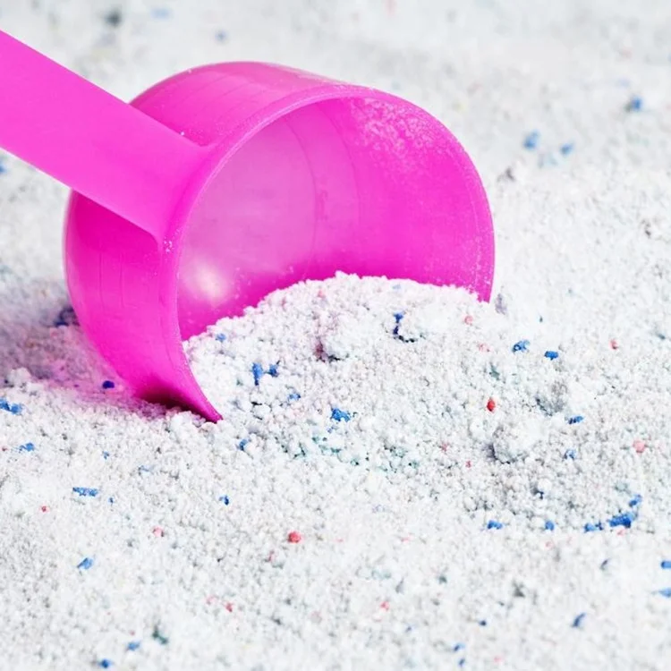 Chinese Supplier Bulk Colored Laundry Granule Quick Clean Powder Detergent