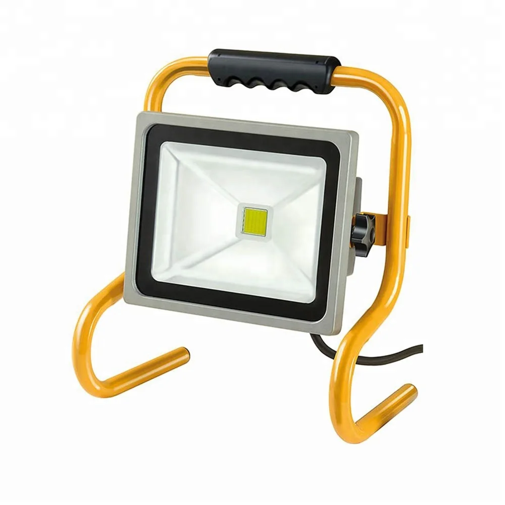 OEM High Quality Customized Bending Yellow Powder Coating Metal LED Light Frame
