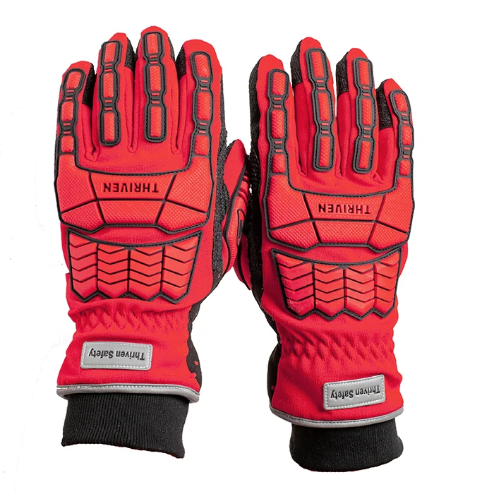 heavy duty waterproof high performance impact gloves mechanic gloves work safety gloves