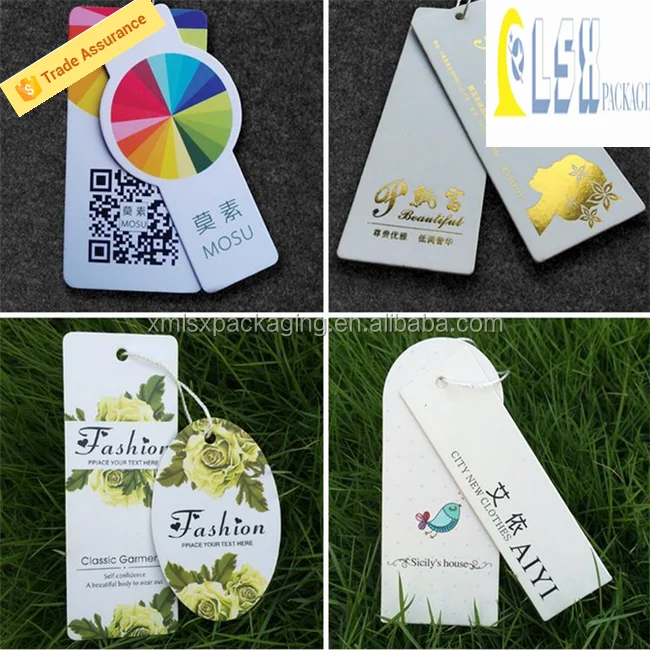 custom clothing tag  clothing hang tags woven cloth tag