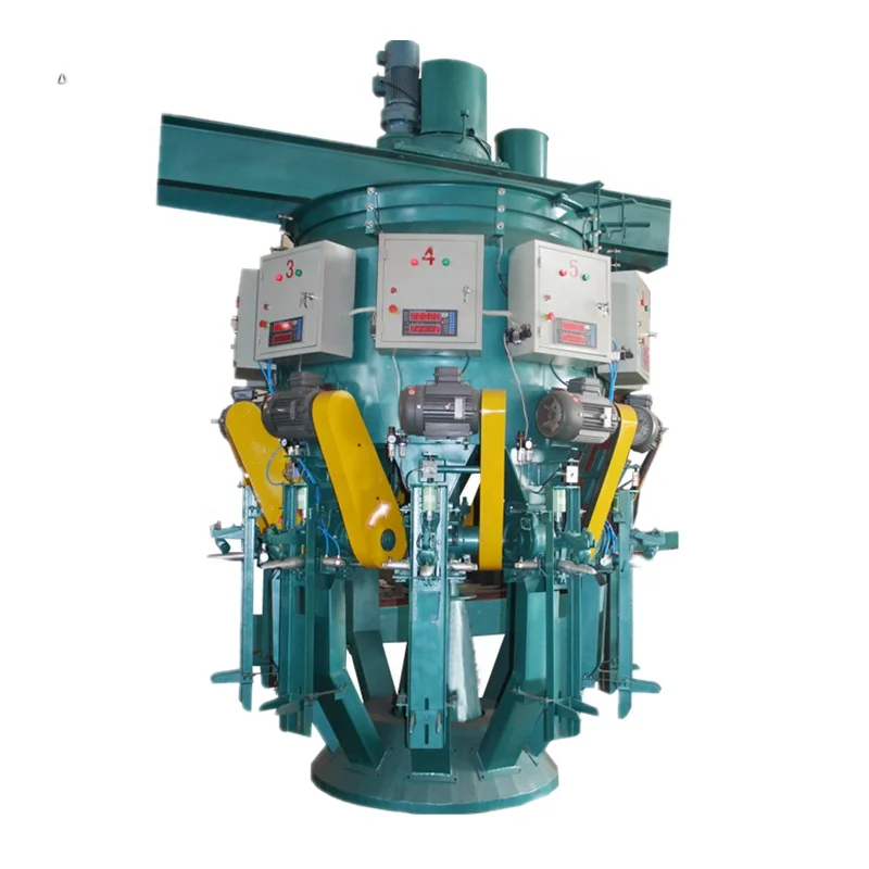 Оборудование BoYang, упаковочная машина для восьми ротационных цементных пакетов