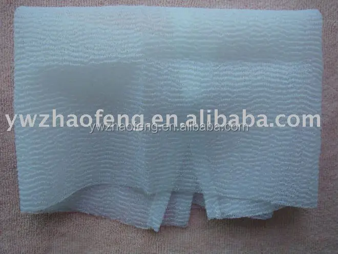 white color exfoliating face cloth scrub body cloth scrub wash cloth