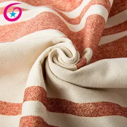 Wholesale 12oz Cotton Fabric Stripe Printed Recycled Canvas Fabric