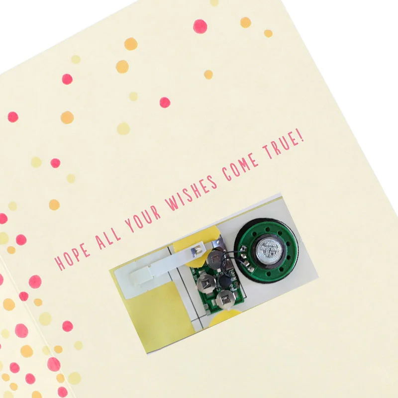 Китайский поставщик голосовой модуль записи звука открытка