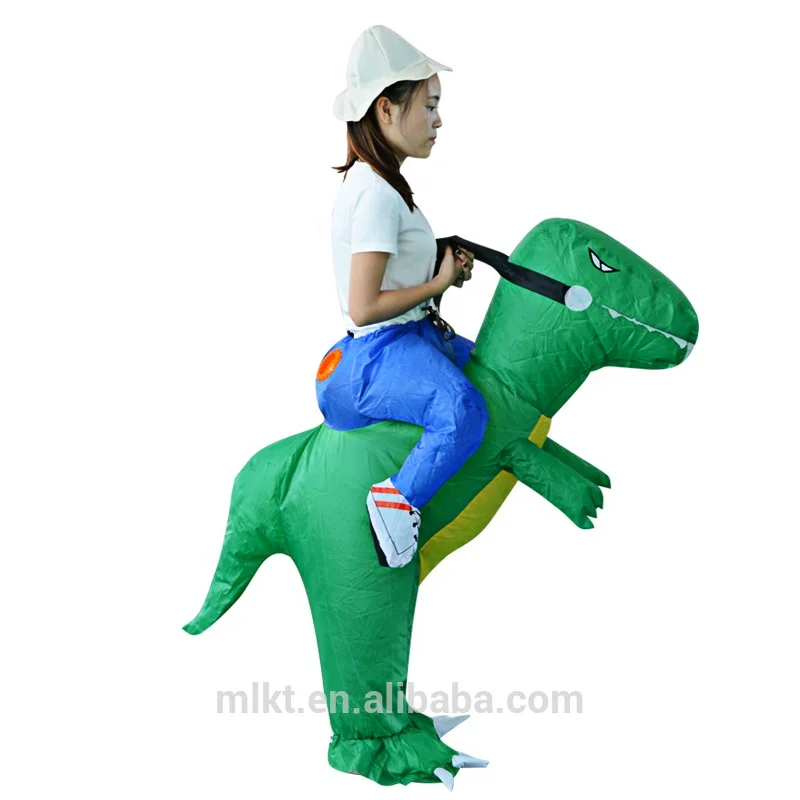 
Funny kids Ride dinosaur costume cheap inflatable dinosaur costume 