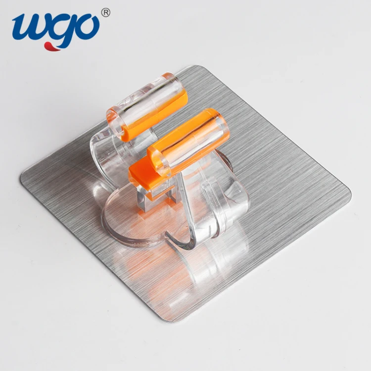 Versatile Home Garden StorageSelf Adhesive Wall Mount Cleaning Tool Organizer Broom Mop Holder Mop Clip