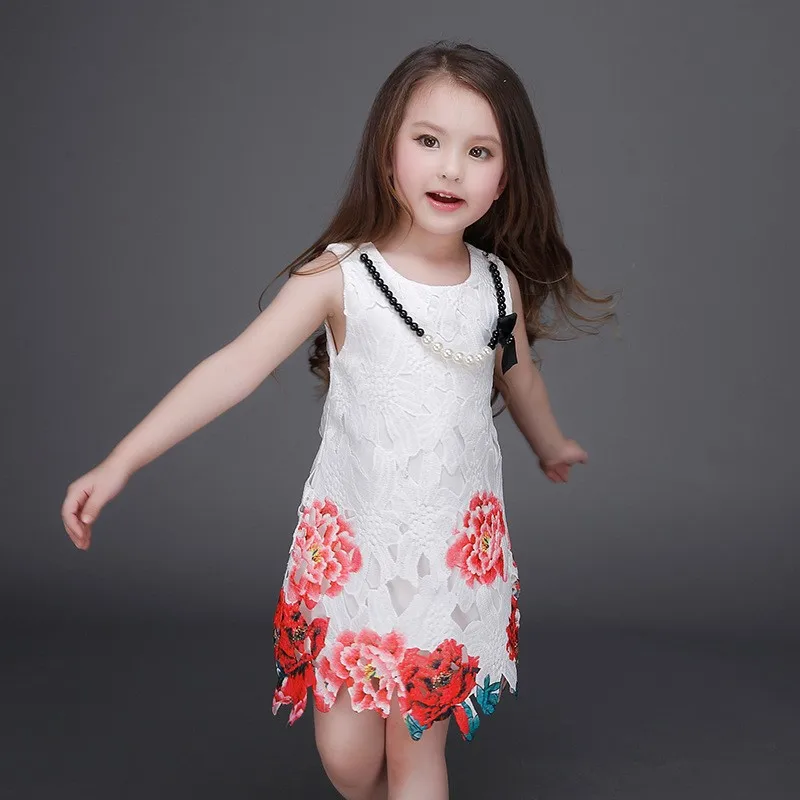 Alibaba Express Turkey Modern Flower Child Girls Boutique Net Dresses