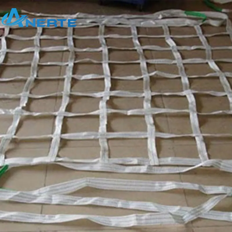 Полипропилен/полиэстер материал чистая веревку грузов слинг/плетьми поднимаясь net/плоский сверхмощный лямки чистой