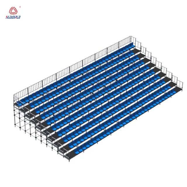 Mobile bleachers chair Stadium seating system temporary bleachers seating outdoor metal removable grandstand