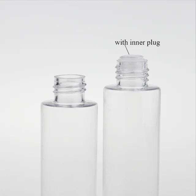 
Transparent plastic bottle hotel cosmetics eco bottles 30ml 60ml 100ml toner bottles 