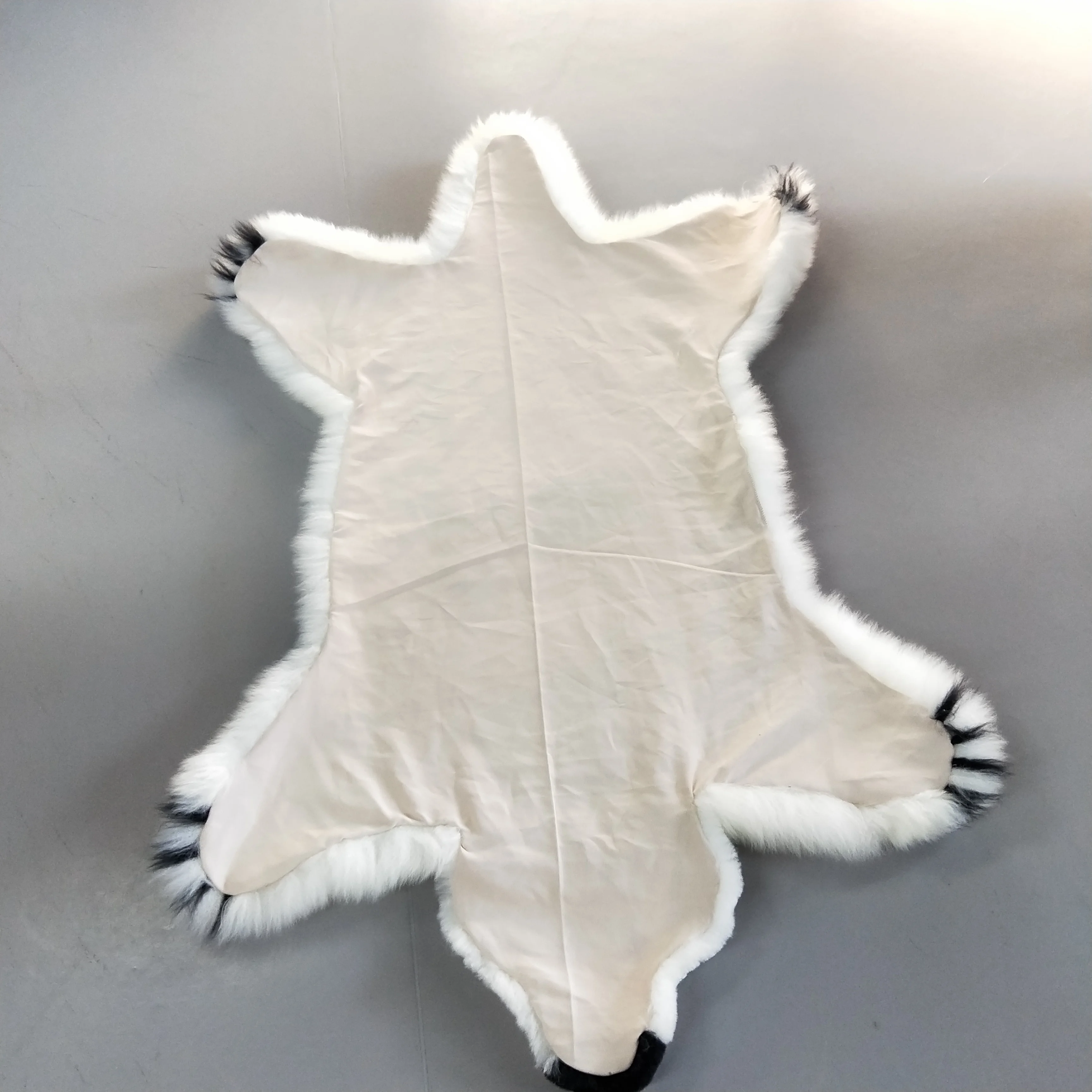 Home Decor  polar bear Geinue  Fur Sheepskin Area Rug Shaggy Carpet Fluffy Rug for Baby Bedroom,80*130cm