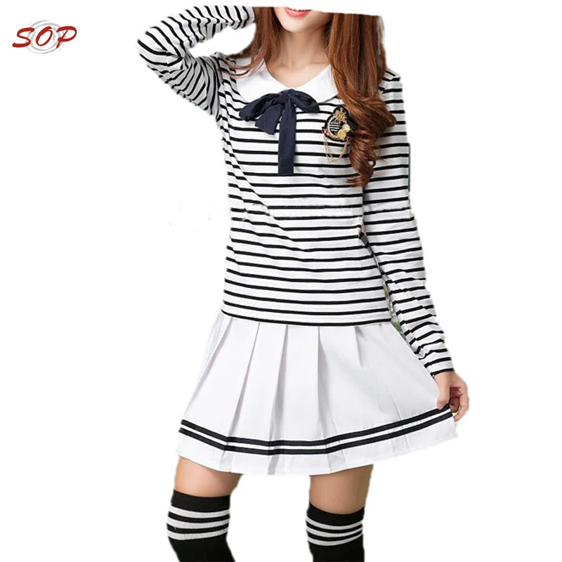 Школьные платья с длинным рукавом для девочек красивая школьная форма школьного производителя