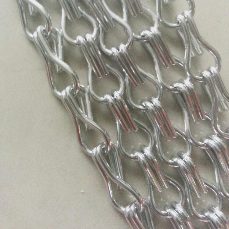 Hanging Fly Screen Aluminium Industrial Chain Curtains