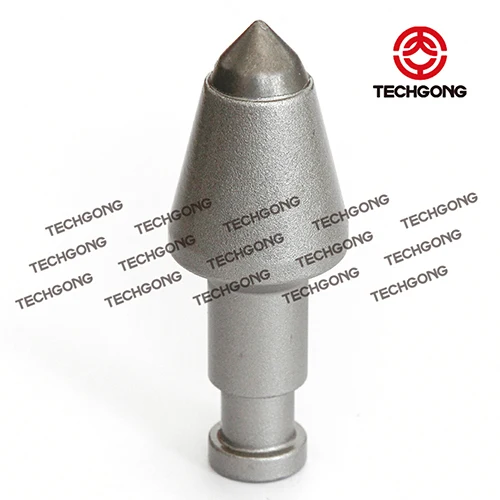 Tungsten Carbide Round Shank Miner Bits / picks for continuous miner Surface Mining Picks