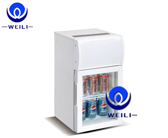 20 liter Mini fridge display cooler with cooling system light box