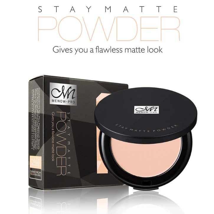 Menow F13006 OEM\ODM private label makeup foundation waterproof matte concealer Powder cake women cosmetics factory wholesale