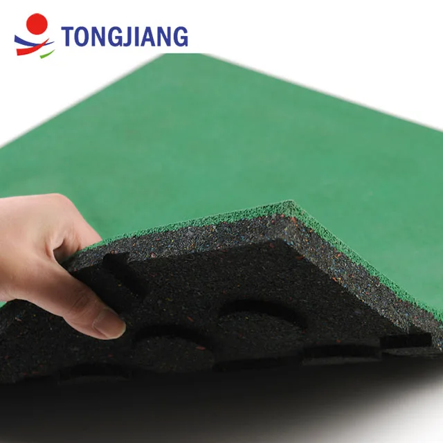 TJ Rubber Flooring Tiles For Gym Rubber Epdm Granules Playground Equipment Flooring