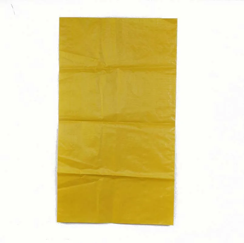 Желтый PP тканый мешок/мешок для 25 кг 50 кг цемента, муки, риса, удобрений, еды, корма, песка, мусора, кукурузы, картофеля