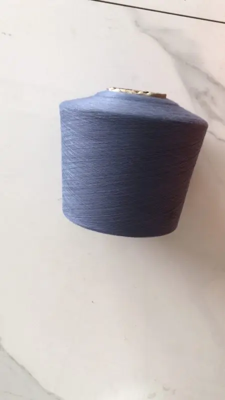 recycled colored polyester spun yarn 31/1